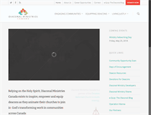 Tablet Screenshot of diaconalministries.com